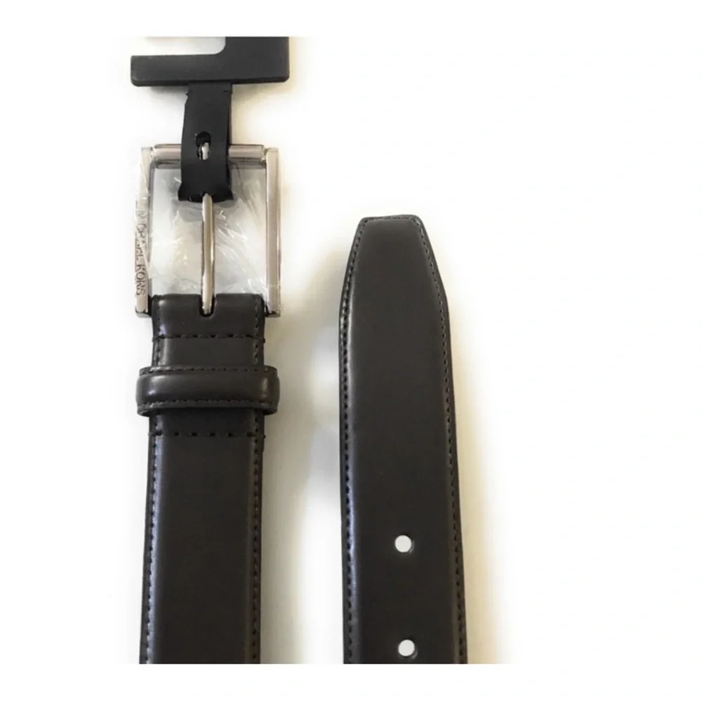 Michael Kors Men Dress Belt. Brown. Size 34- 85 cm.NWT